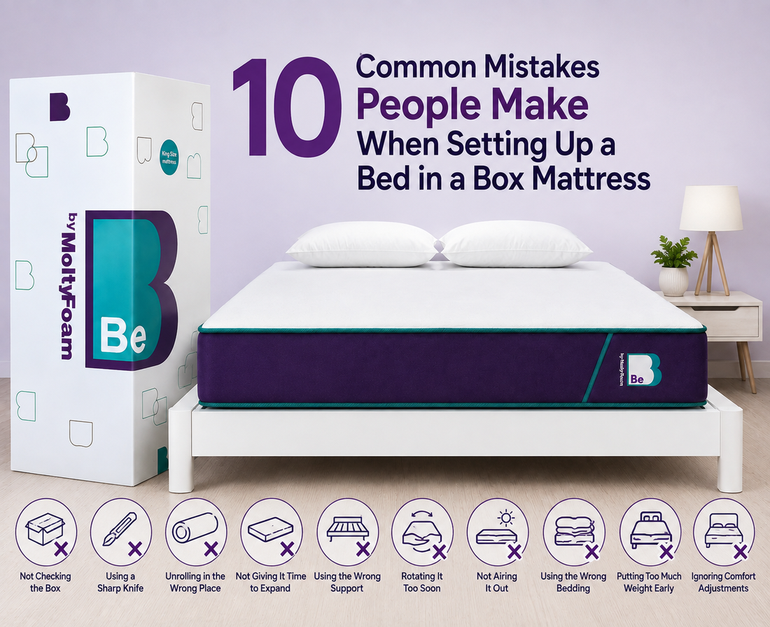 10 Common Mistakes People Make When Setting Up a Bed in a Box Mattress